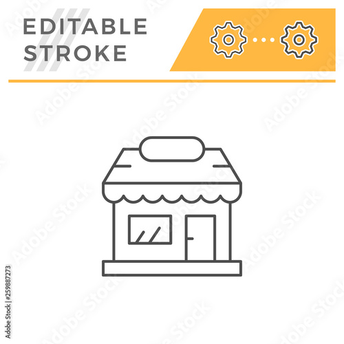Shop line icon