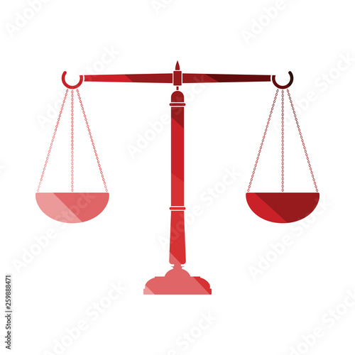 Justice scale icon