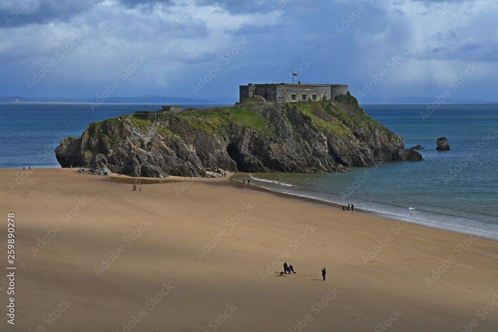 St Catherines island Tenby, Wales