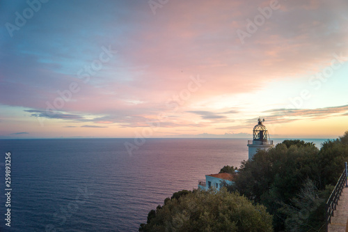 view of lighthouse in spain catalonia