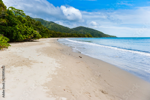 Cape Tribulation in Queensland  Australia. Where the rainforest meets the great barrier reef.