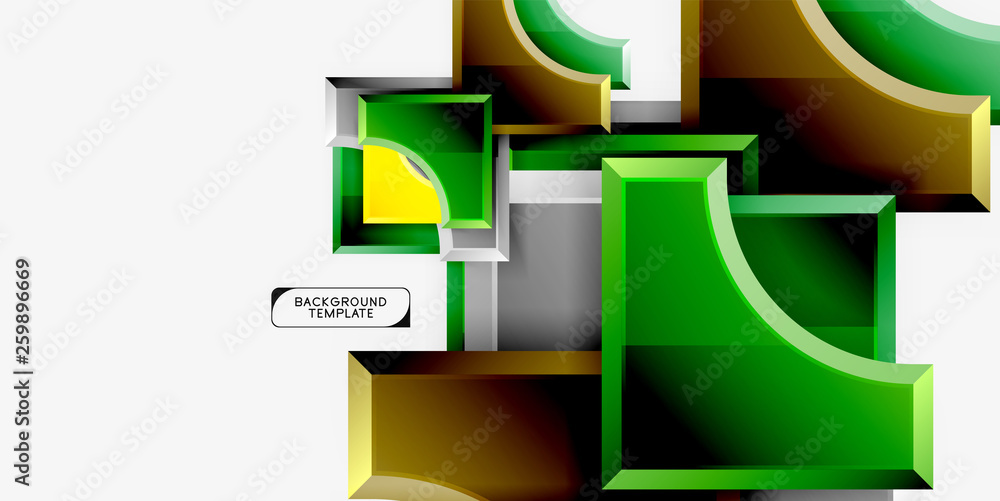 3d futuristic shapes vector abstract background made of glossy pieces with light effects 3d futuristic shapes vector abstract background made of glossy pieces with light effects