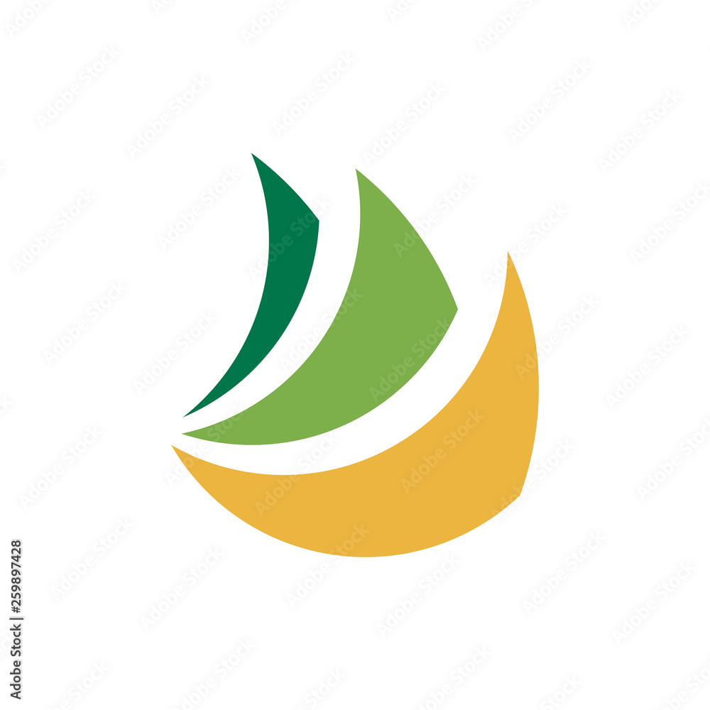Colorful abstract logo design template. isolated on white background Colorful abstract logo design template. isolated on white background