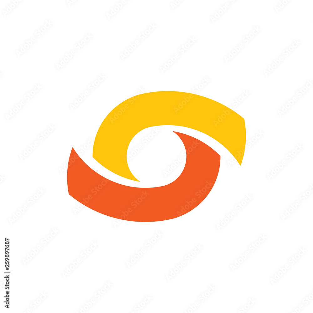 Colorful abstract logo design template. isolated on white background Colorful abstract logo design template. isolated on white background
