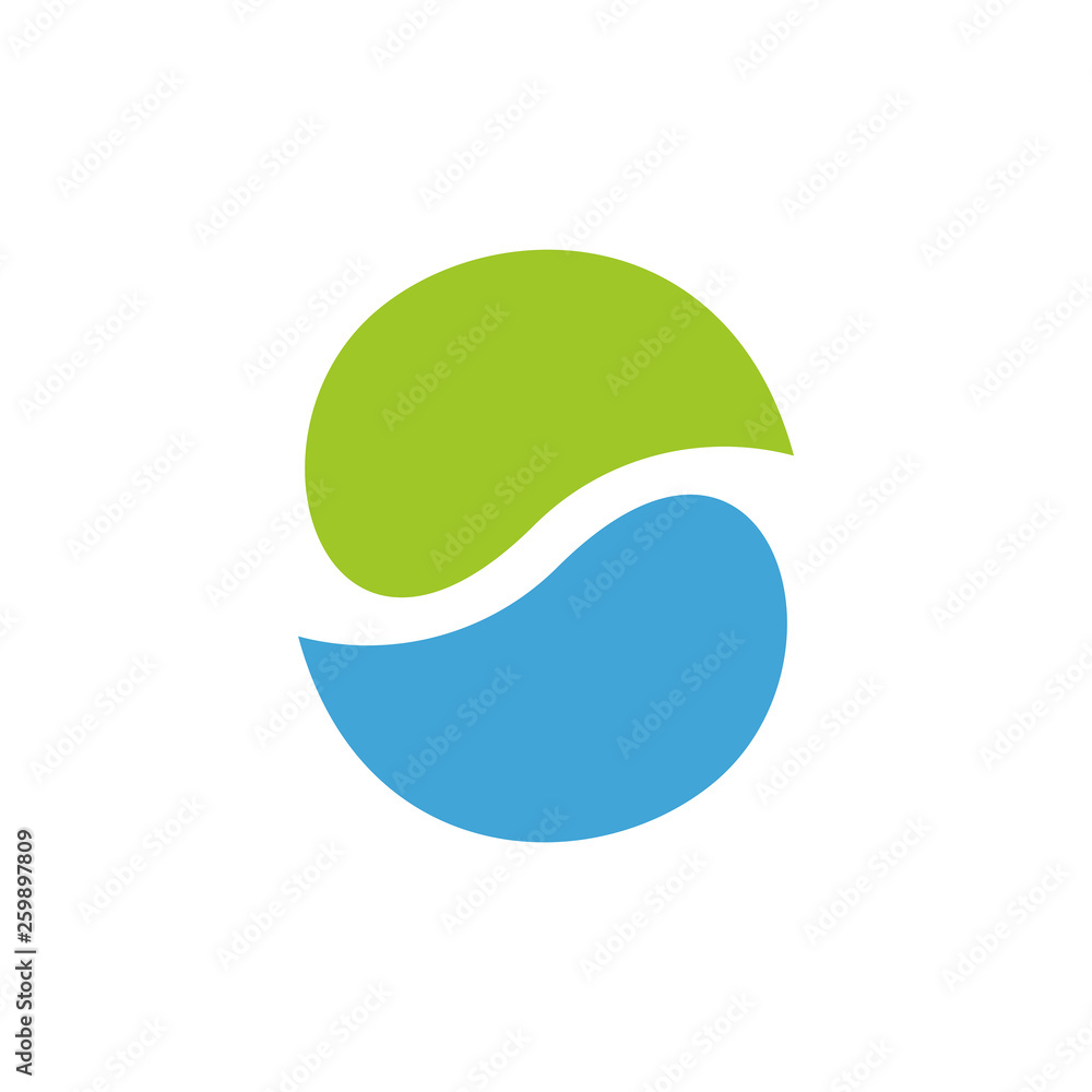 Colorful abstract logo design template. isolated on white background Colorful abstract logo design template. isolated on white background