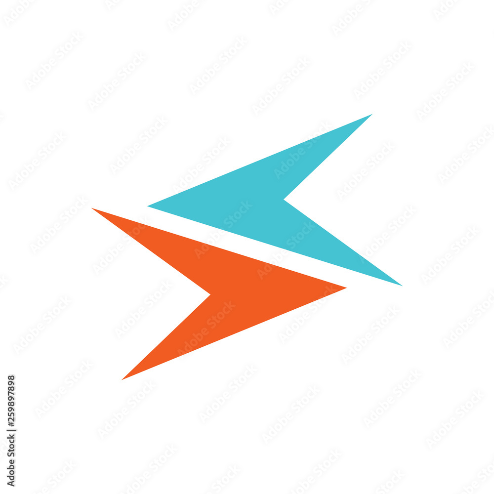 Colorful abstract logo design template. isolated on white background Colorful abstract logo design template. isolated on white background