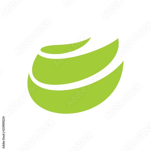 Colorful abstract logo design template. isolated on white background
