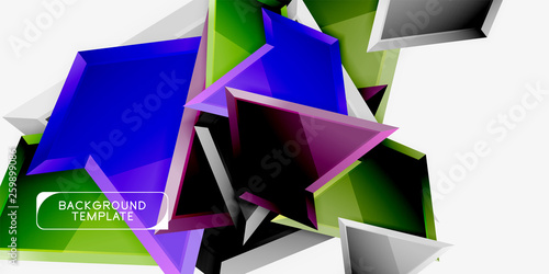 Free Download Triangular low poly background design, multicolored triangles. Vector - GFXLoad