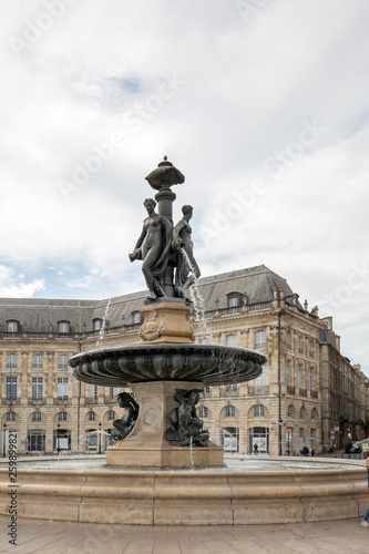  Fountain of the Three Graces, Place de la Bourse, Bordeaux, France