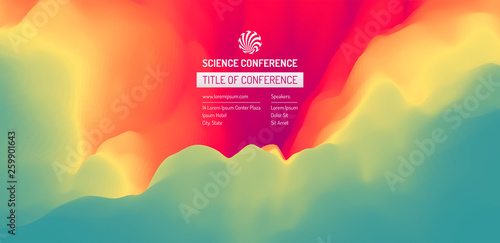 Business event invitation template. Can be used for online courses, master class, seminar, presentation, webinar or lecture. Vector illustration for banner, poster, flyer and magazine page.