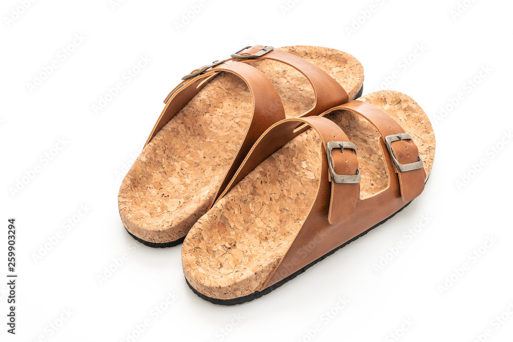 Fototapeta premium men's and women's (unisex) fashion leather sandals