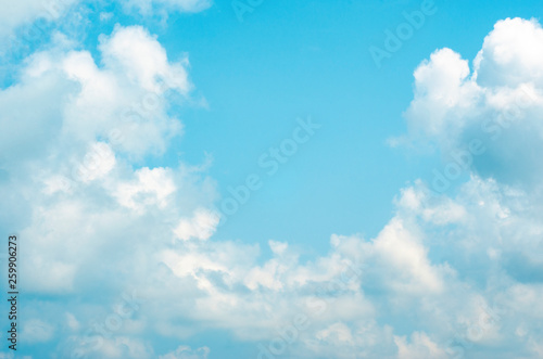 Clouds and sky with blurred pattern background