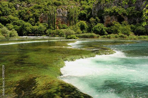 Flu   Krka in Kroatien