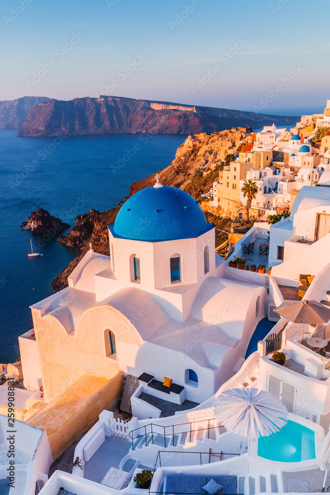 Obraz premium Santorini, Grecja.