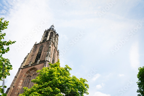 Tableau sur toile church Onze Lieve Vrouwekerk in  Amersfoort, The Netherlands