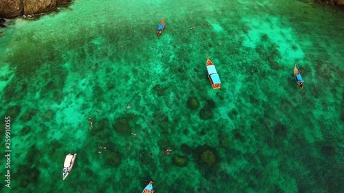 Sea by Drone, Krabi. Thailand