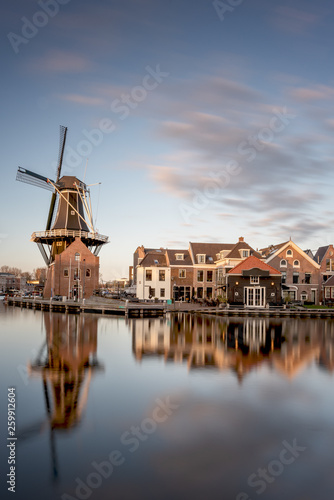 Windmill and traditional houses, Haarlem, Holland © Fabio Balbi