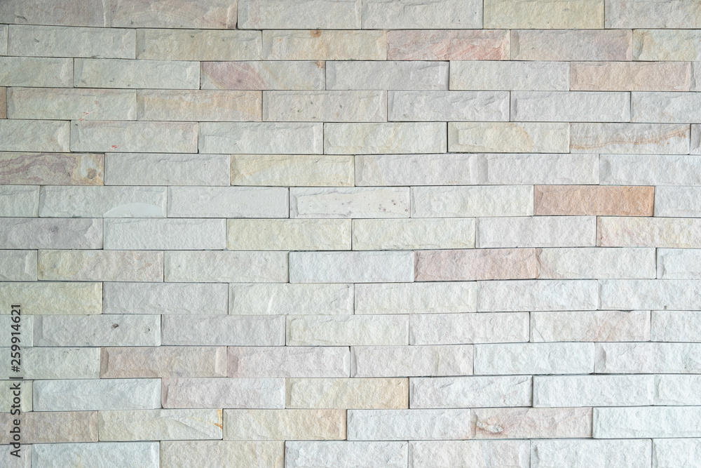 ceramic brick tile wall pattern interior background.