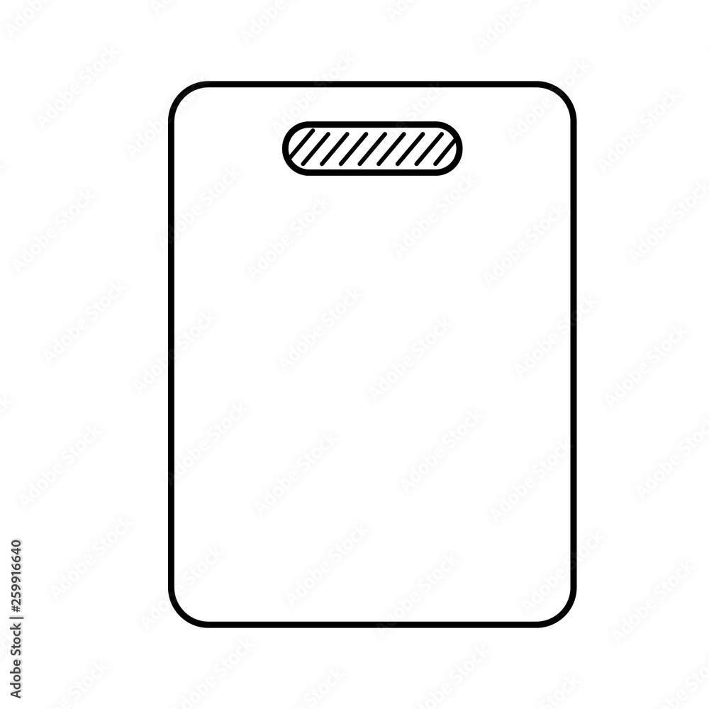 cutting board flat illustration on white cutting board flat illustration on white
