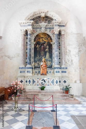 Venzone, Italy. Interiors of Saint Andrew Cathedral. © Denis