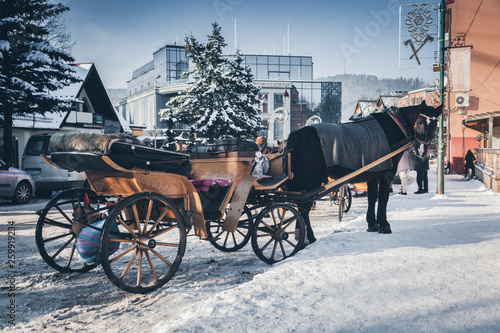 Horse carriage in Zakopane