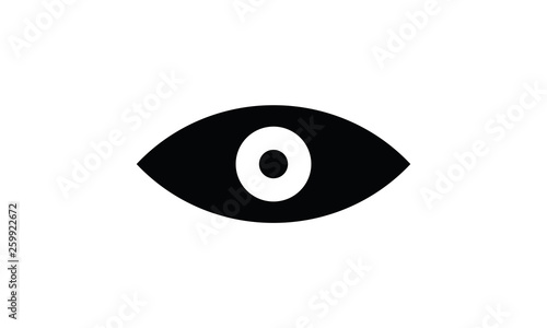 Eye symbol sight icon design