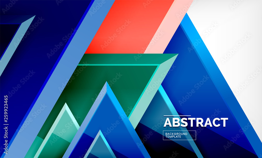 Triangular low poly background design, multicolored triangles Triangular low poly background design, multicolored triangles