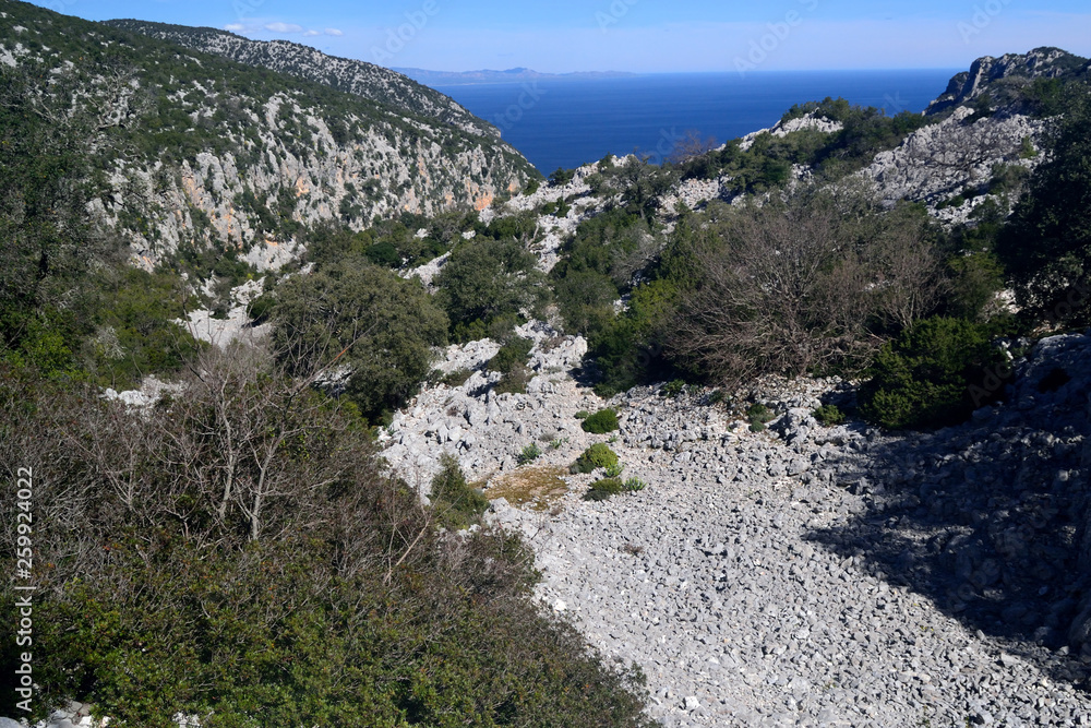 Veduta del Bacu Goloritzè Veduta del Bacu Goloritzè