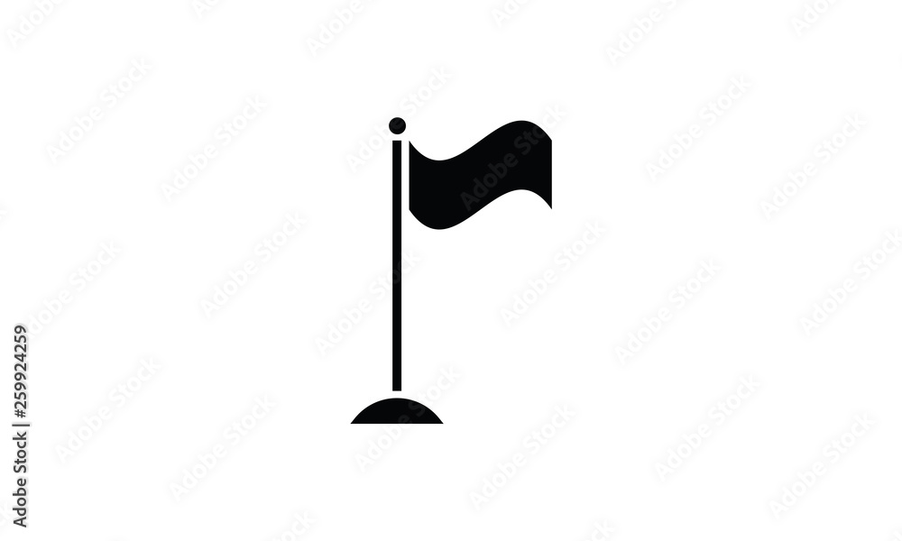 Flag symbol shape icon Flag symbol shape icon