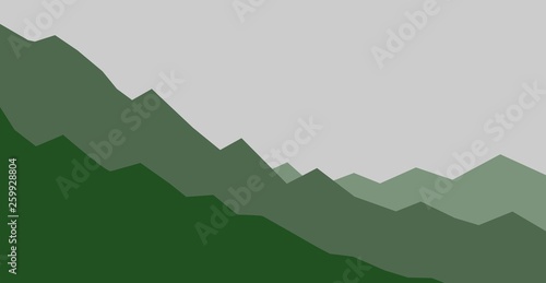Mountainous Terrain Landscape
