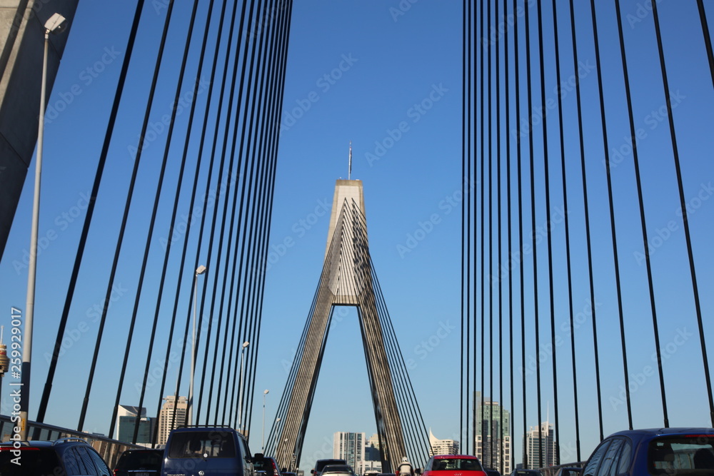 Fototapeta premium Anzac Bridge Sydney