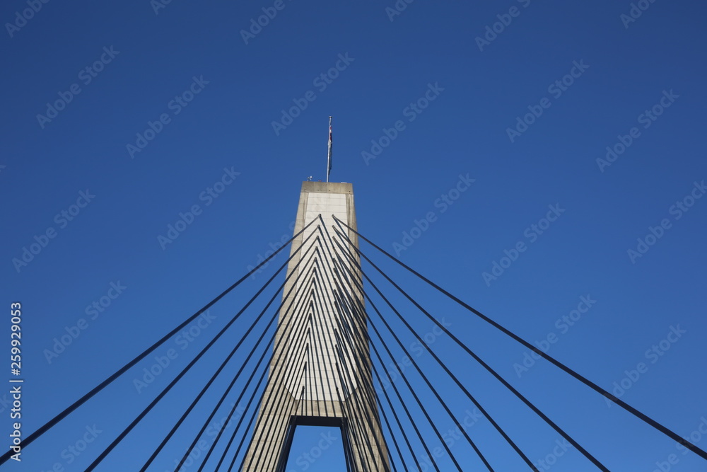 Obraz premium Anzac Bridge Top Sydney