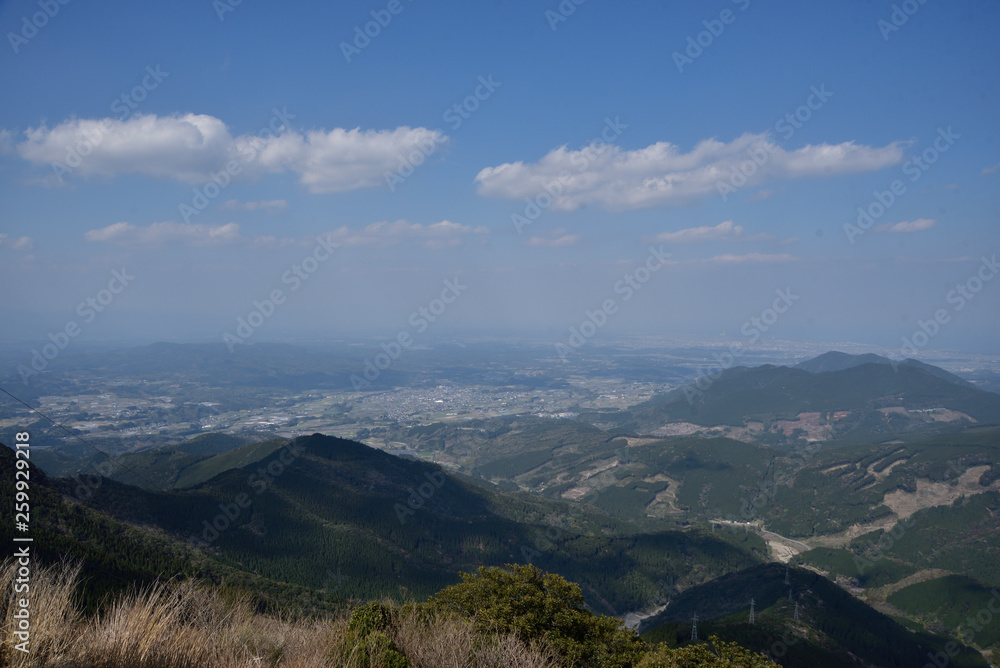 鰐塚山上空 鰐塚山上空