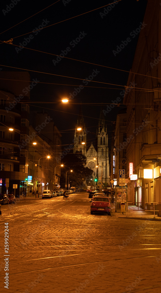 night street,Prague