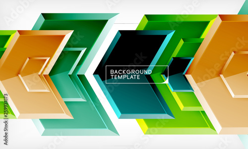 Techno arrow background  template design