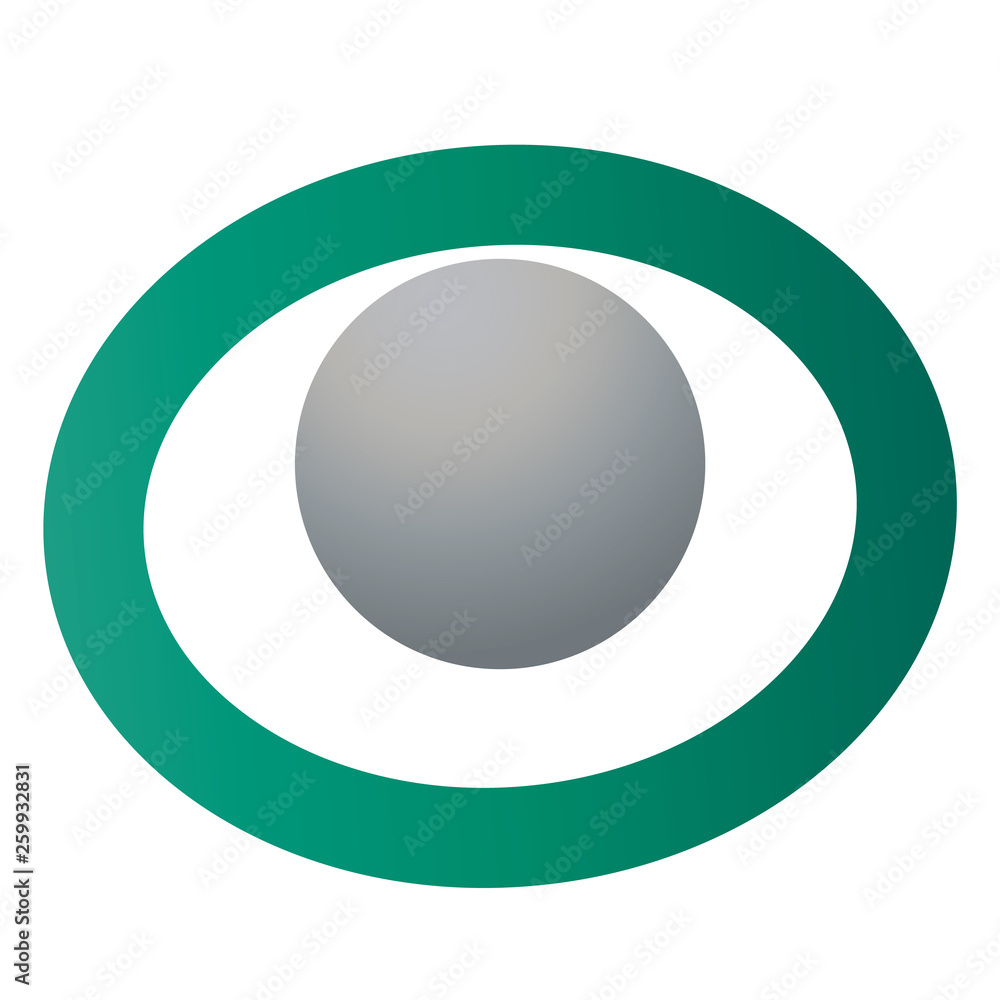 Planet of Saturn vector eps10. Green Saturn planet sign. Planet of Saturn vector eps10. Green Saturn planet sign.