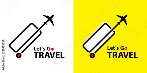 Travel Agent, Travel Business Symbol. Travel Discount. Vector illustration