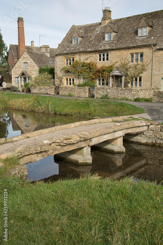Stone Bridge, Lower Slaughter, Cotswold Village, Cheltenham