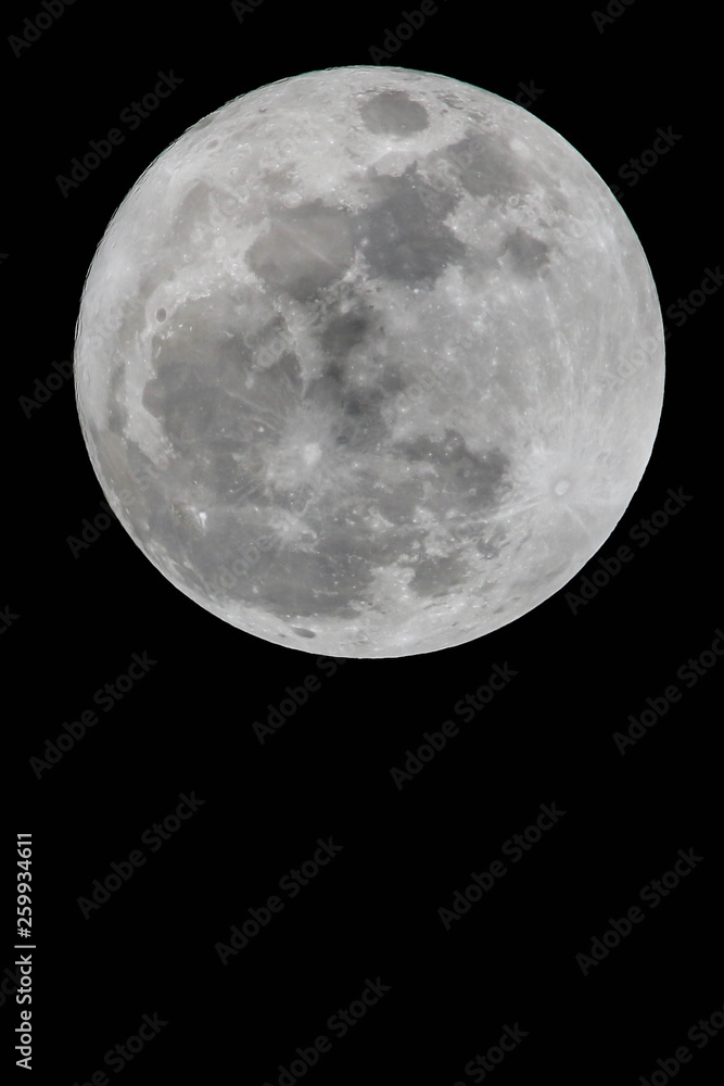 Full moon in the night