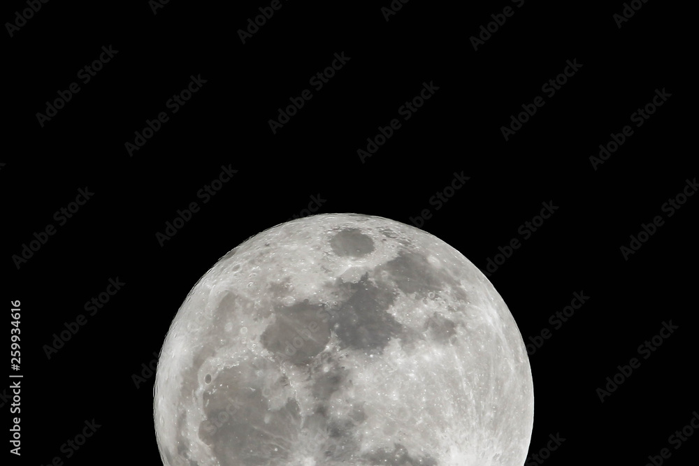 Full moon in the night