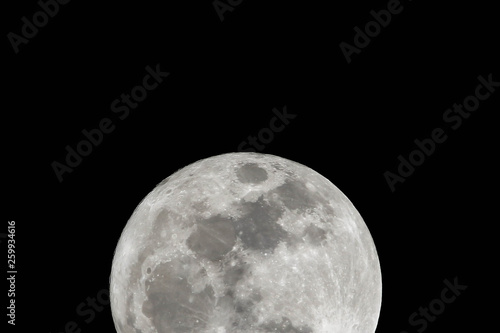 Obraz na płótnie Full moon in the night w salonie