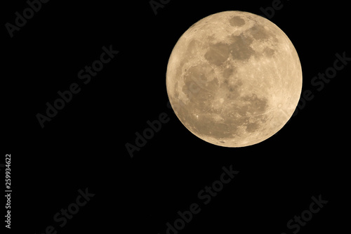 Obraz na płótnie Full moon in the night w salonie