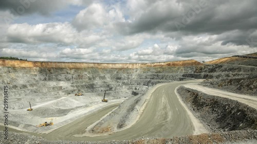 Mining enterprise, panorama (cam1 sc7 take2) photo