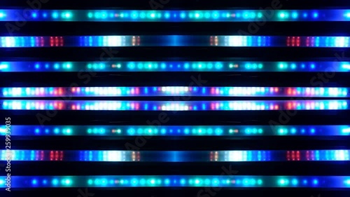 Abstract dynamic and exuberant lights on dark background