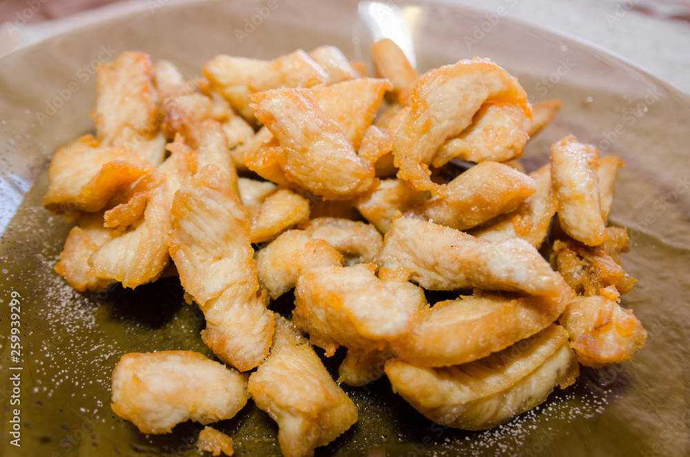 fried meat in a bowl fried meat in a bowl