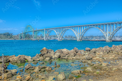Yaquina Bay Bridge in Newport Oregon