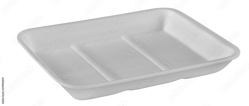 Plastic food tray,Styrofoam food tray isolated on white background Plastic food tray,Styrofoam food tray isolated on white background