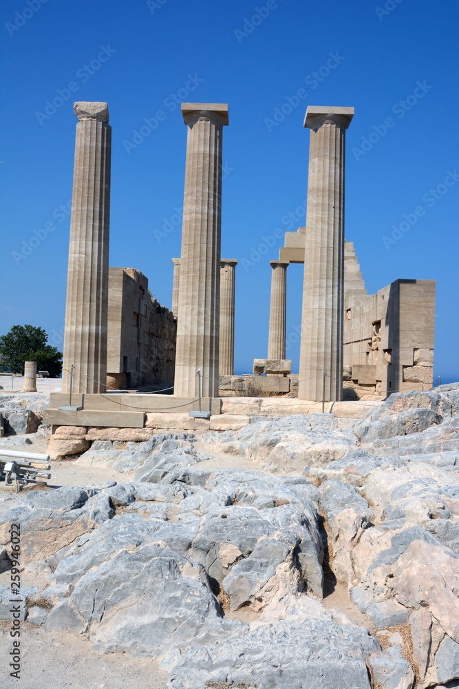 Ancient Lindos, Acropolis