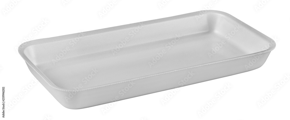 Plastic food tray,Styrofoam food tray isolated on white background Plastic food tray,Styrofoam food tray isolated on white background