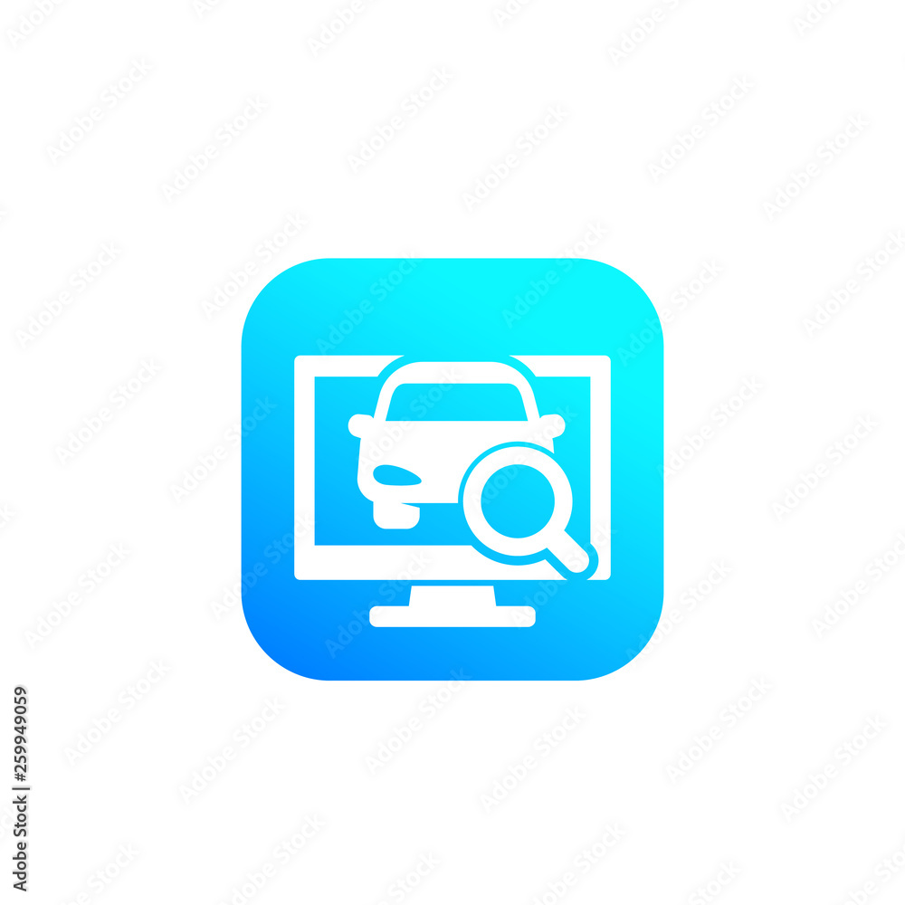 car search service vector icon car search service vector icon